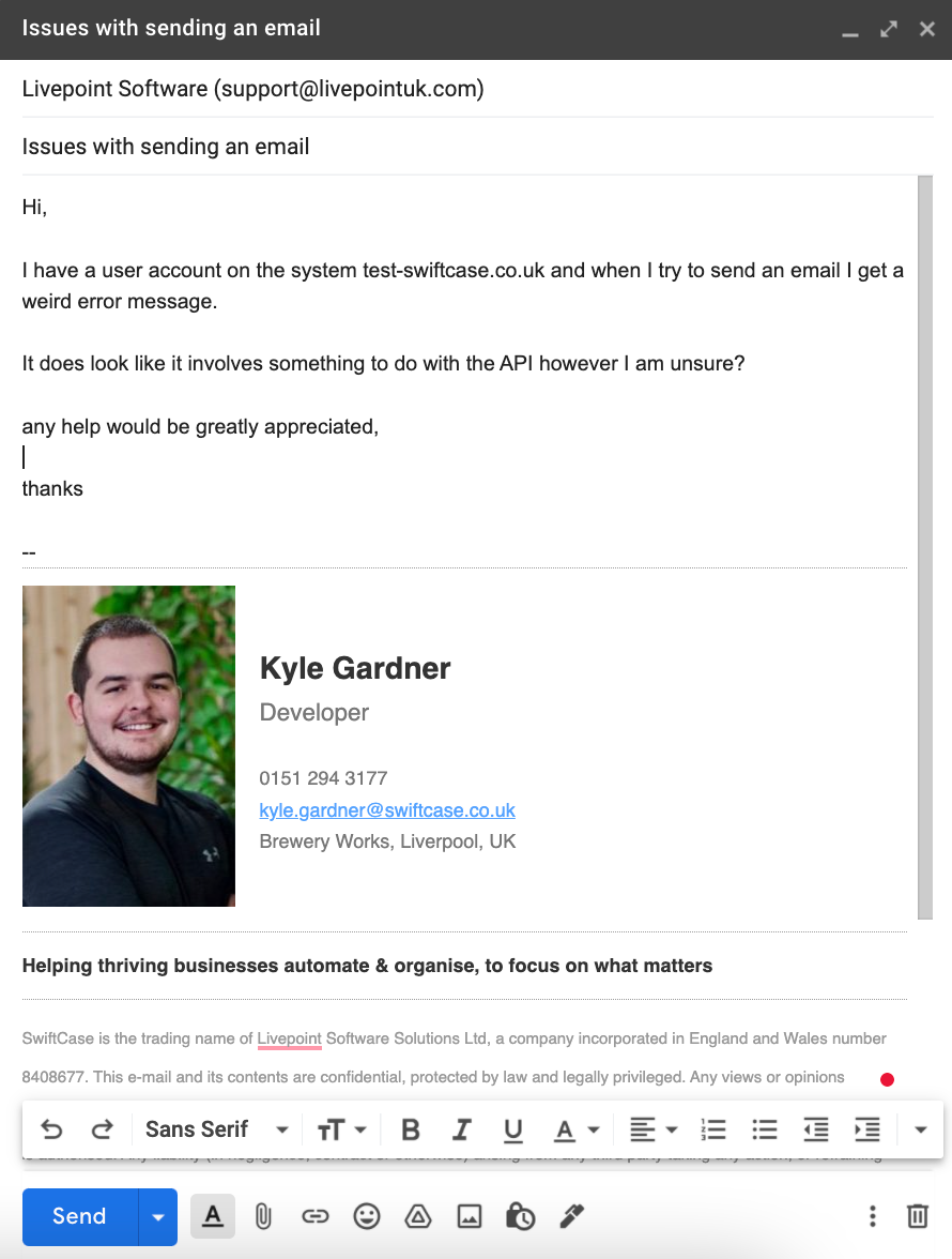How to Contact SwiftCase Support
